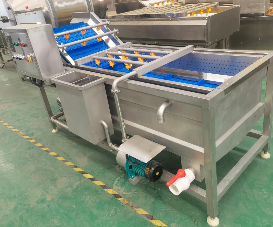 Vegetable washing machine escorts industrial development - Company News - 1 Bubble washing machine, vegetable washing machine