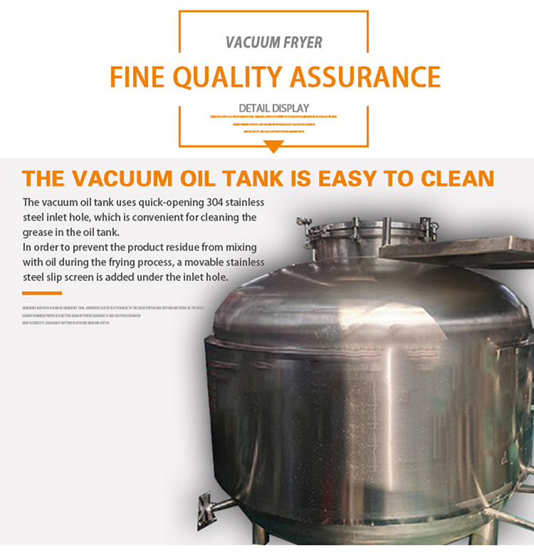 Vacuum frying machine-The most advanced frying equipment - Fruits Vacuum Frying Machine - 5