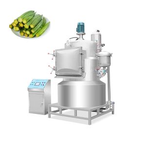 Stainless Steel Crispy Okra Chips Vacuum Frying Machine